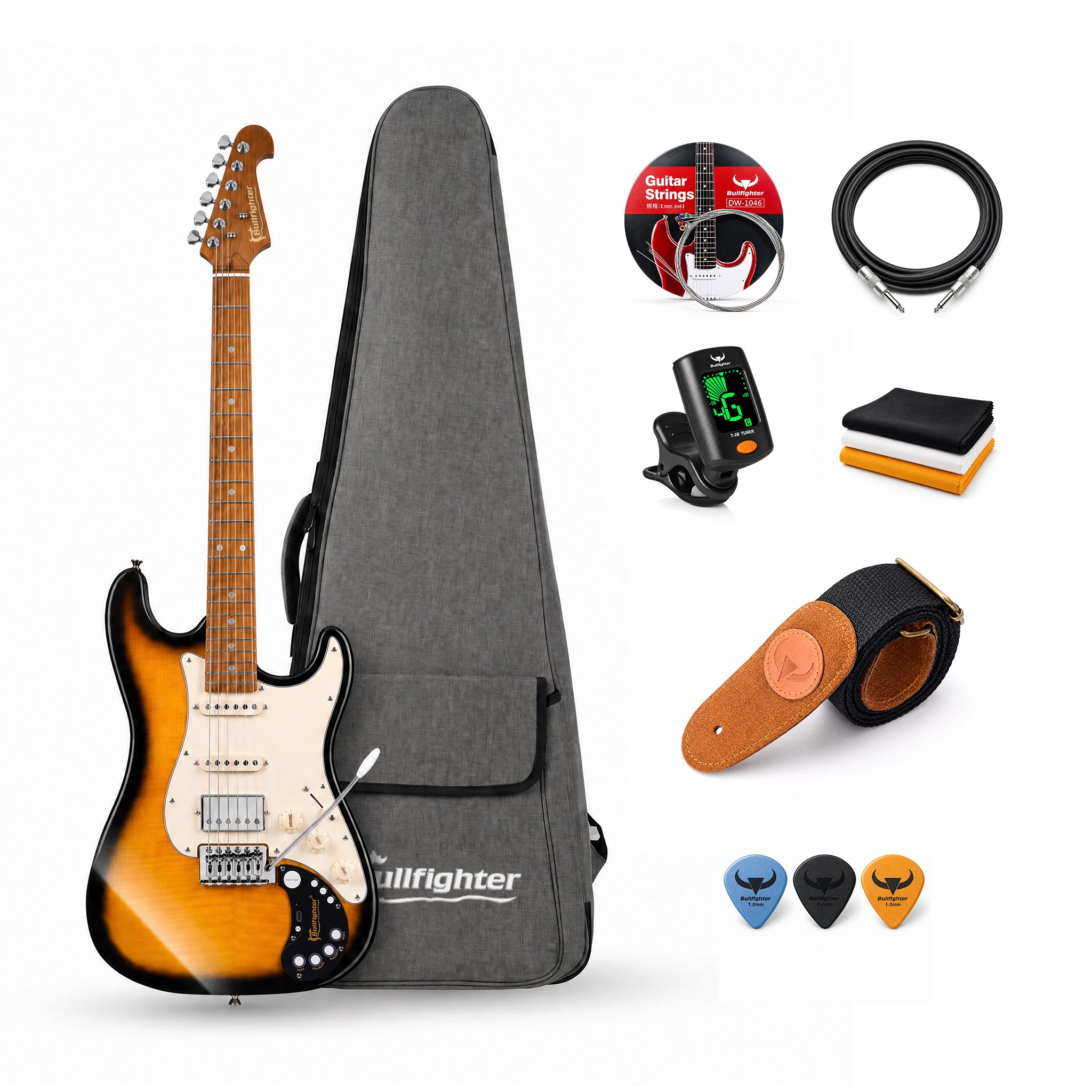 Bullfighter K6 Silent Acoustic-Electric Guitar for Late‑Night