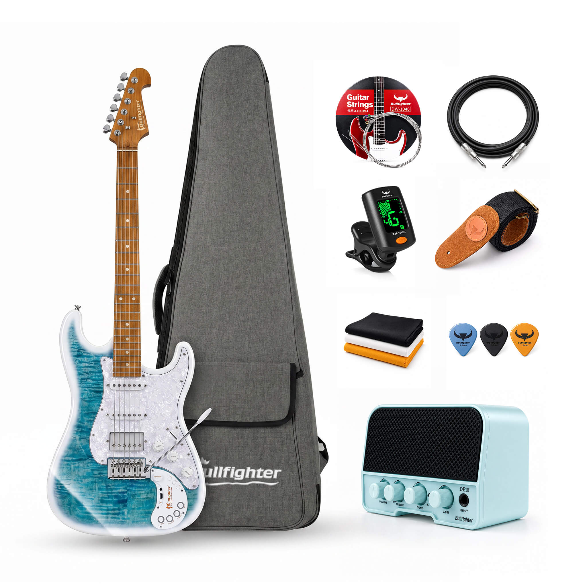 Bullfighter D-160SE (新古品) Bullfighter D‑160SE Electric Guitar with Built‑in Multi‑Effects