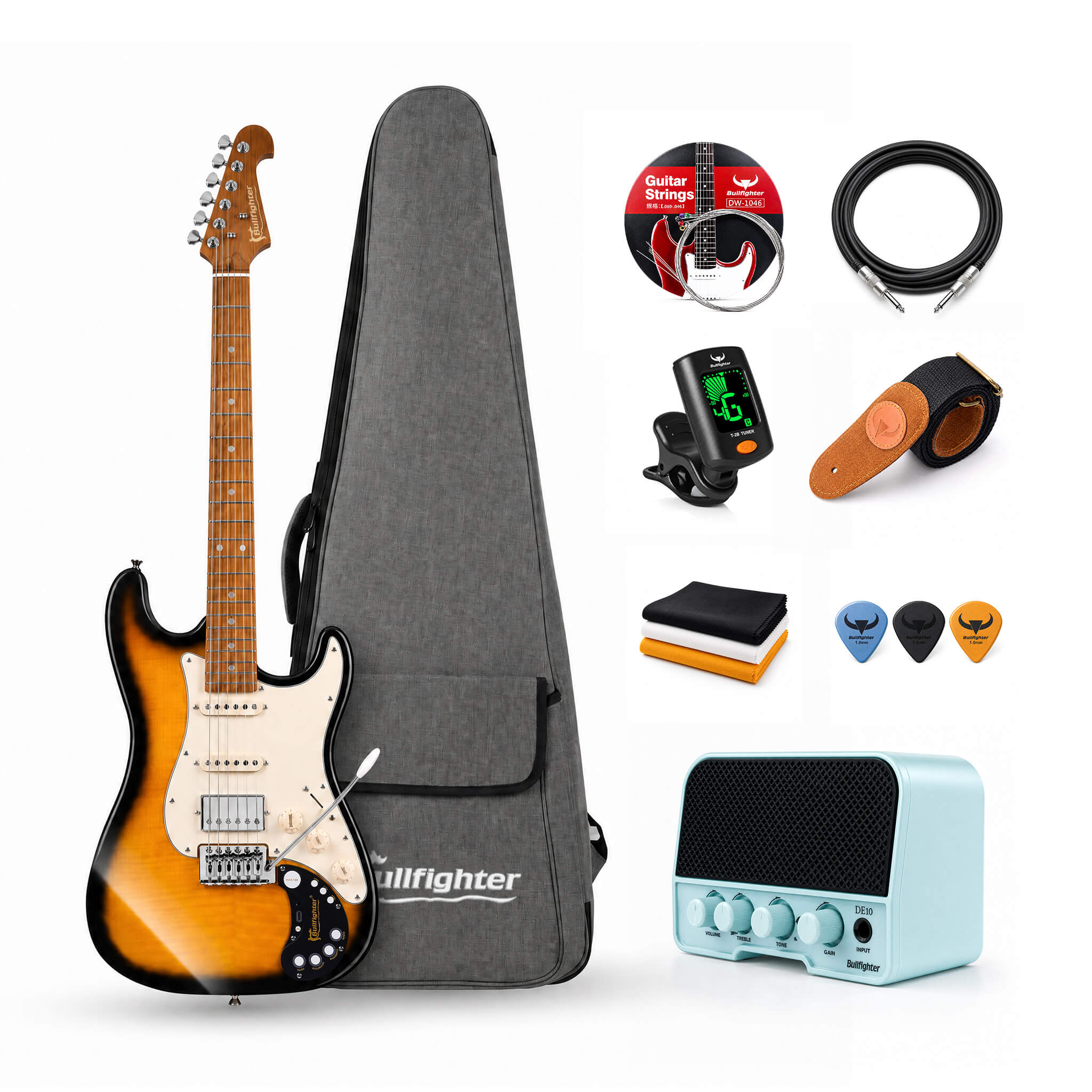 Bullfighter D‑160SE Electric Guitar with Built‑in Multi‑Effects