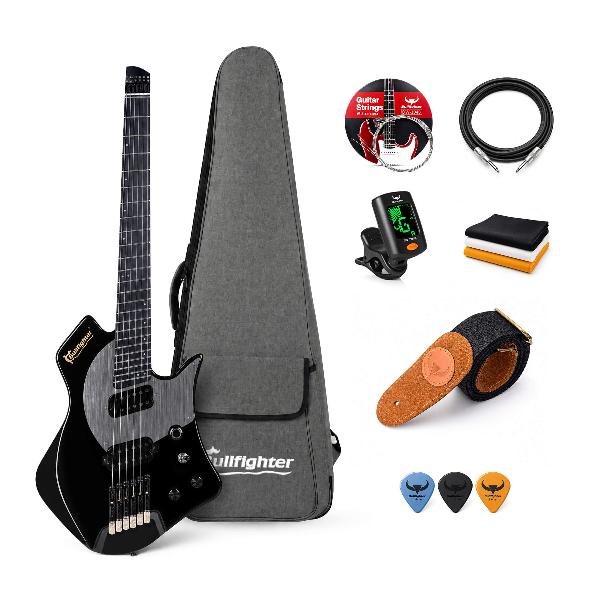 ラストチャンス！　Burlinger K6 サイレントギター Bullfighter K6 Silent Acoustic-Electric Guitar for Late‑Night