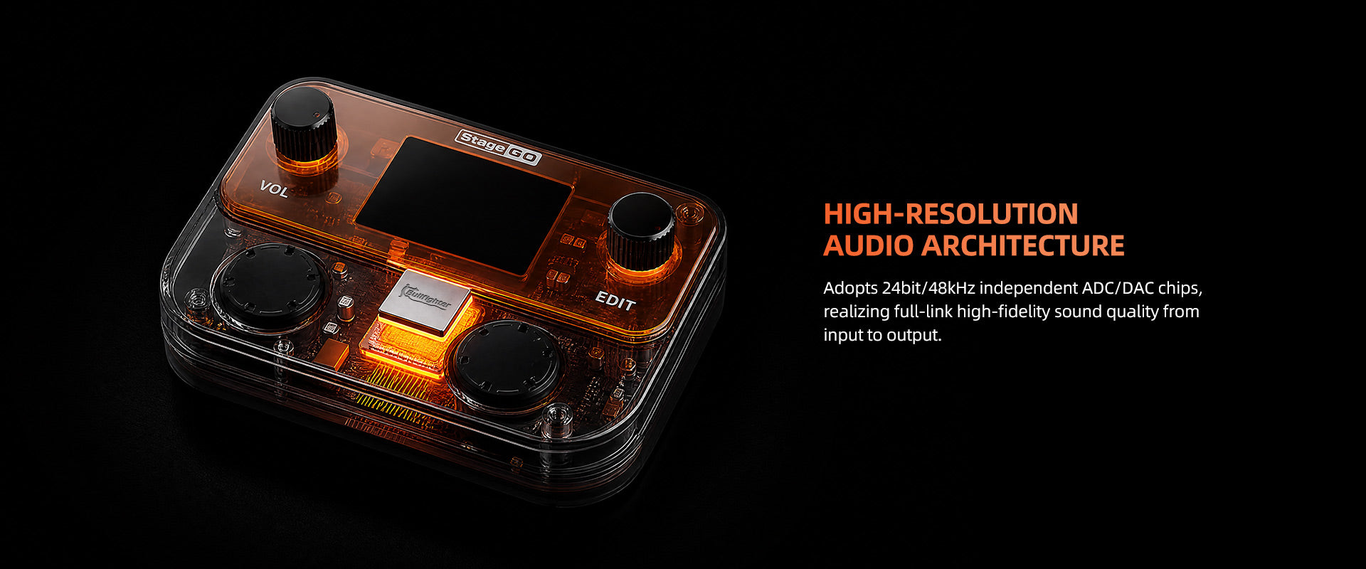 Bullfighter Stage GO: 24bit/48kHz high-fidelity audio