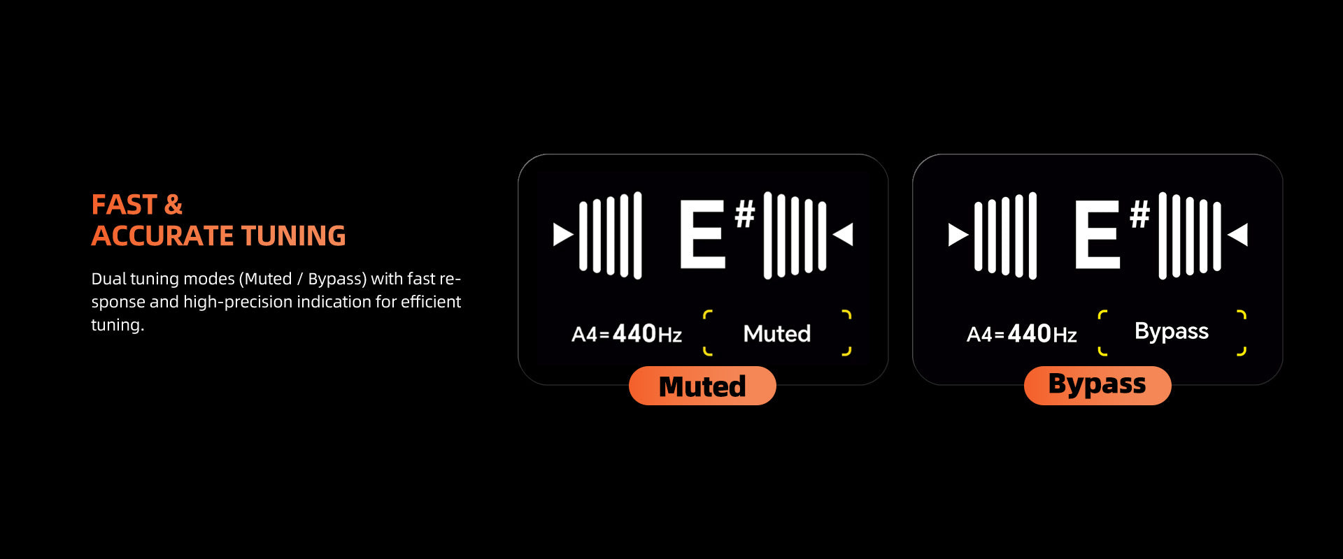 Bullfighter Stage GO: Fast high-precision guitar tuner