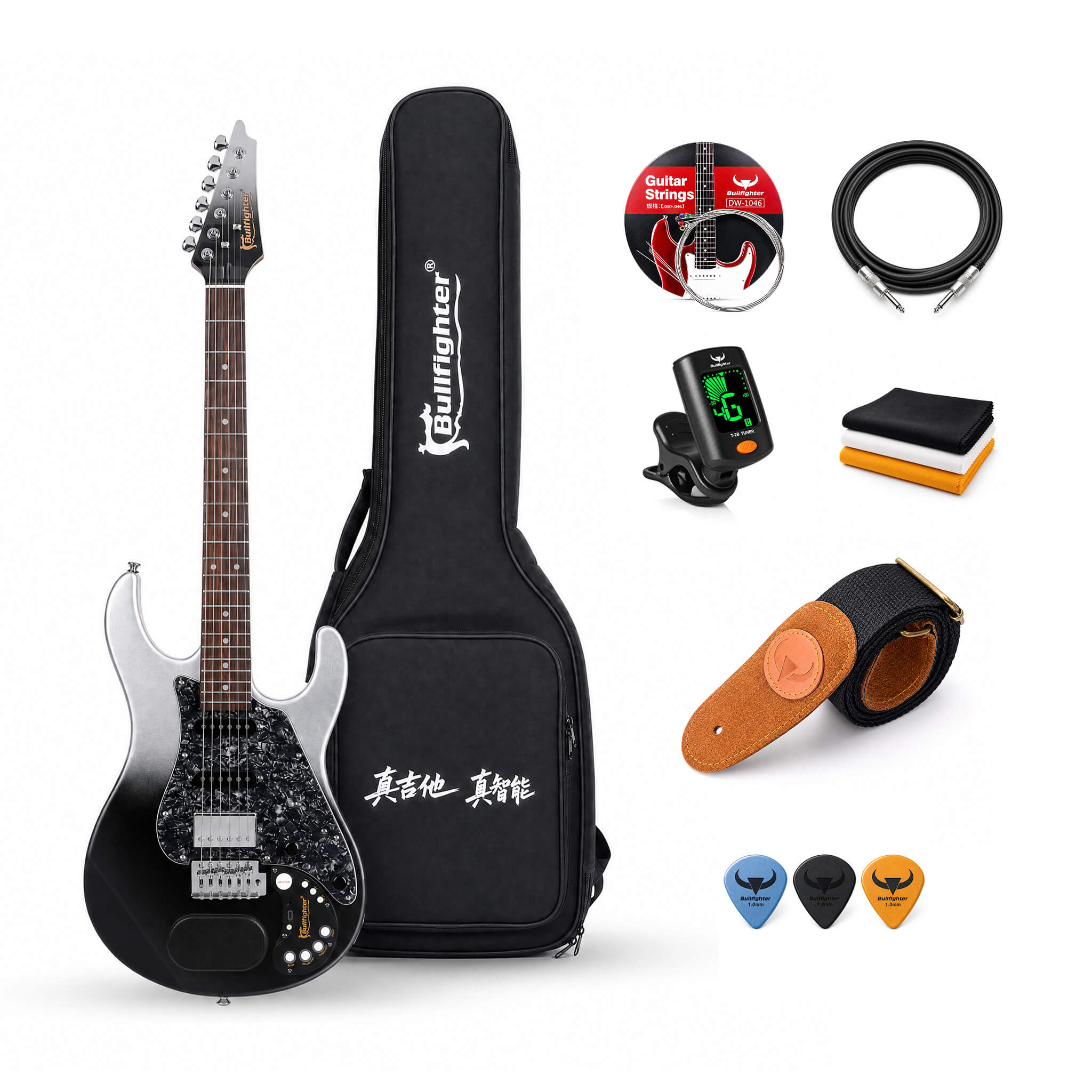Bullfighter K6 Silent Acoustic-Electric Guitar for Late‑Night